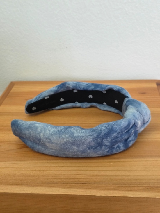 Lele Sadoughi Blue Tie Dye Headband main image 4